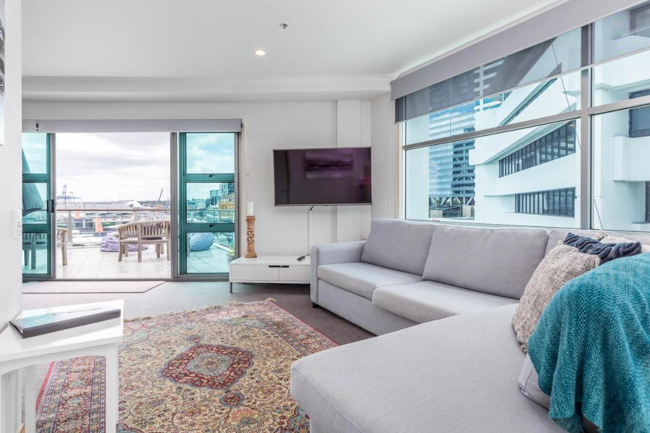 Stunning Waterfront Location With Huge Balcony! Apartment Auckland Luaran gambar